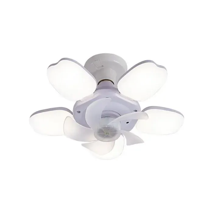 Ventilateur de plafond - LED multicolore Intensité variable - Chambre denfant - Blanc