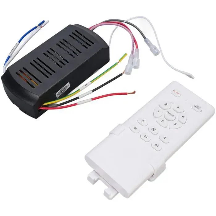 Ventilateur de Plafond Light Remote Contrôle Remplacement Kit Synchronisation Batterie Fonctionne Danglais Universal pour Le Ménage