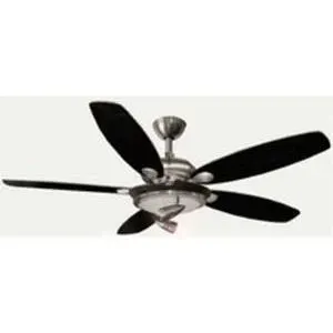 Ventilateur de Plafond MILORD 132 cm Noir/Blanc