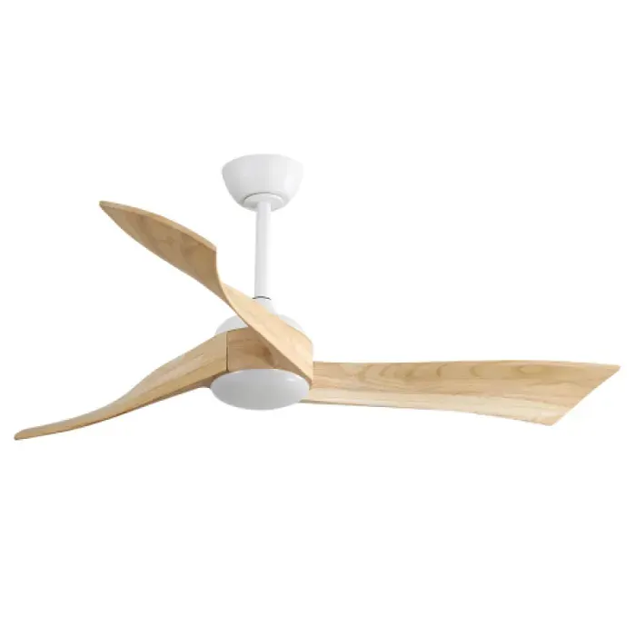 Ventilateur de plafond minimaliste de 52 pouces avec éclairage 6 vitesses et moteur CC économe en énergie-f VENTILATEUR DE PLAFOND