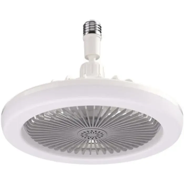 Ventilateur de plafond moderne avec lumière Ventilateurs de plafond à profil bas 2 en 1 avec 3 vitesses réglables