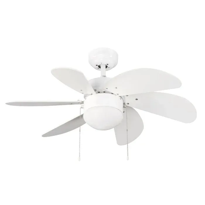 Ventilateur de plafond Multicolore avec lumière Tandy 3 Vitesses et ampoule 1xE27 non incluse Ø762cm