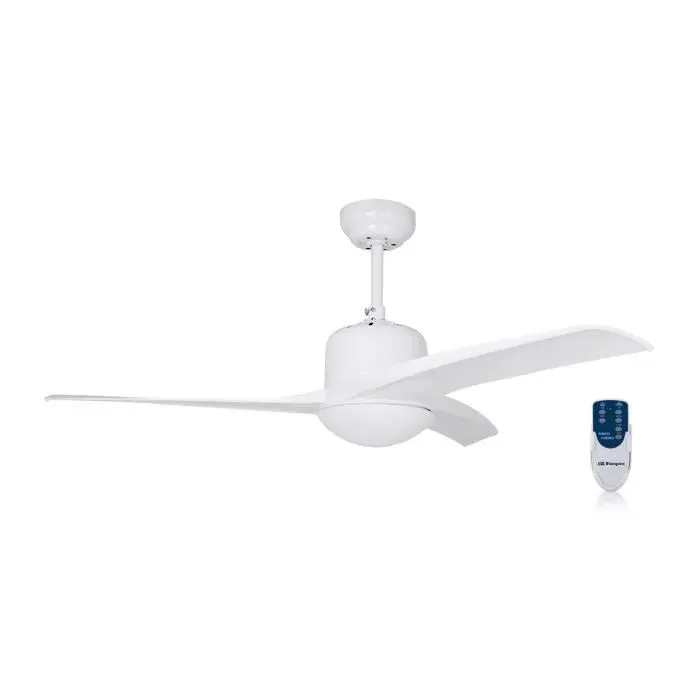 Ventilateur de plafond - Orbegozo - CP92105 - 3 pales - 105 cm - Lumière intégrée
