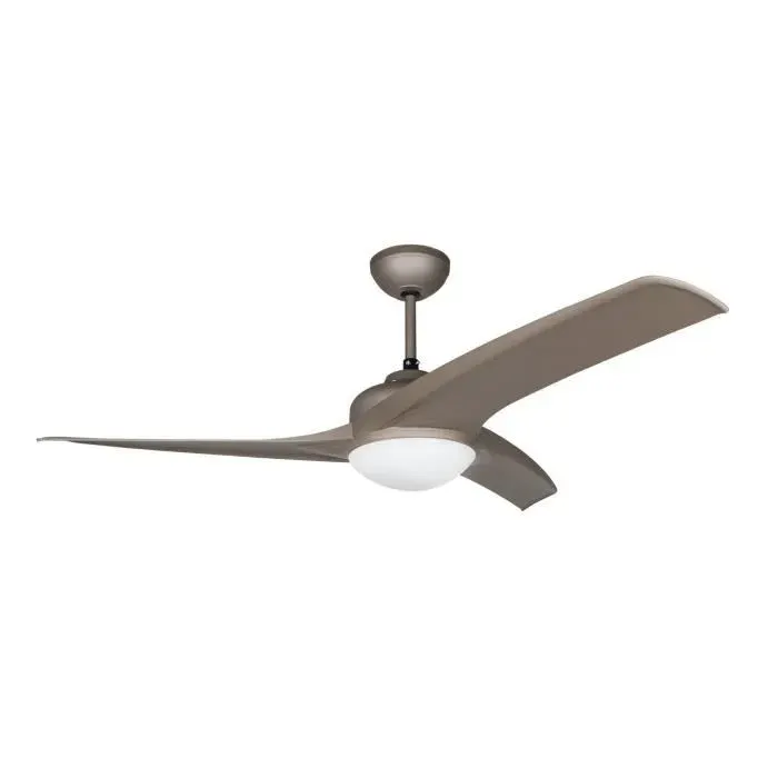 Ventilateur de plafond - Orbegozo - CP93105 - 3 vitesses - 105 cm - Marron avec lumière