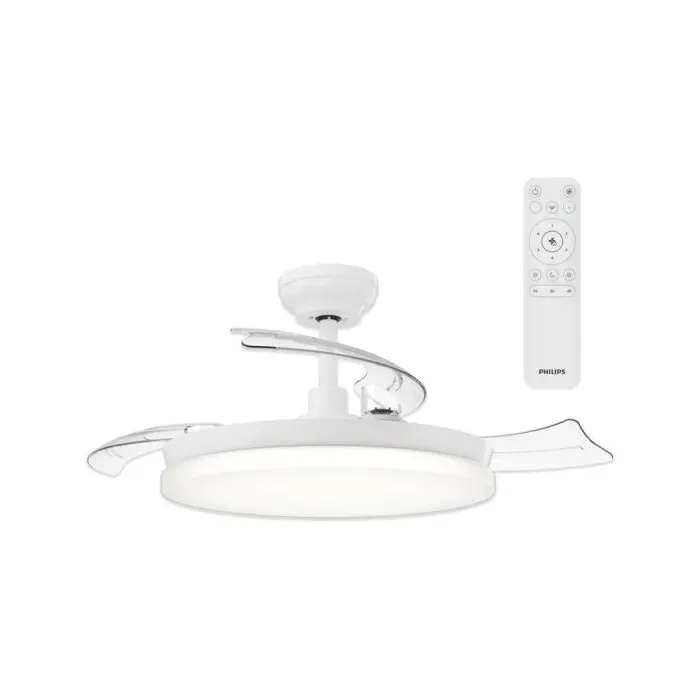Ventilateur de plafond - PHILIPS - Solr - 106 cm - LED 4500 lm - Blanc