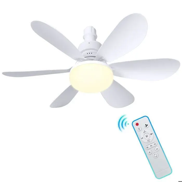 Ventilateur de Plafond - PRUMYA - 40 W - 6 Pales - 3 Vitesses - Silencieux