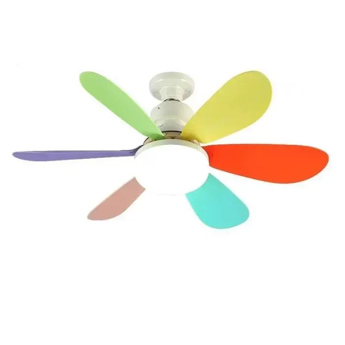 Ventilateur de Plafond - PRUMYA - E27 40W - 3 Vitesses - Lumière LED - Télécommande sans fil