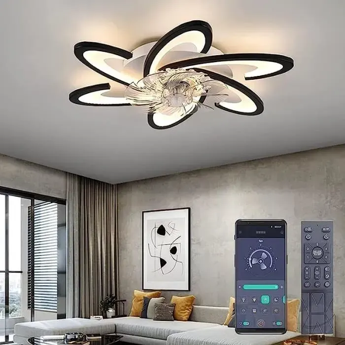 Ventilateur de plafond - RUMOCOVO - R-18 - LED - Télécommande - 6 vitesses