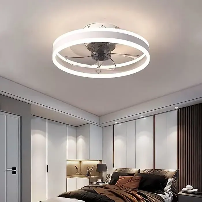 Ventilateur de Plafond - RUMOCOVO - T-7 - Silencieux - Éclairage LED - Télécommande