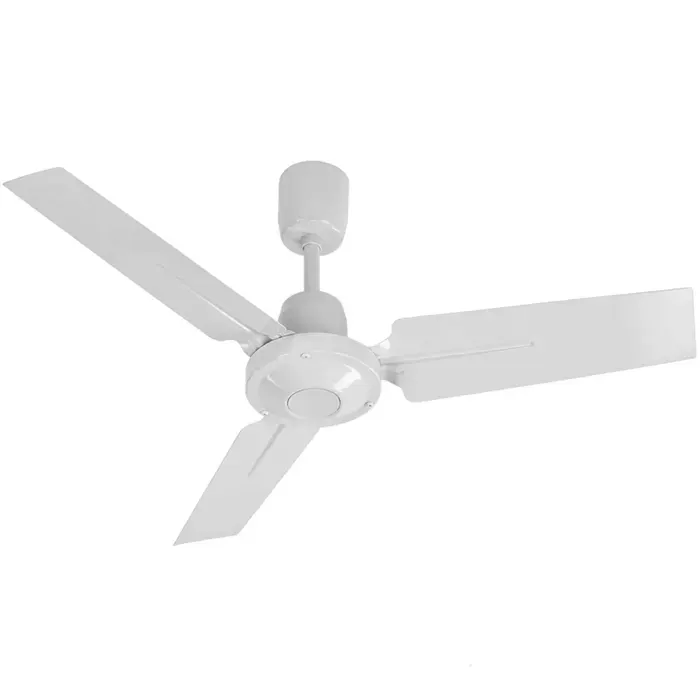 Ventilateur de plafond - S&P - 100 cm - Gris-blanc - Télécommande - Ventilation