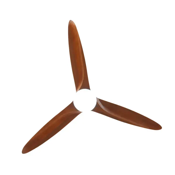 Ventilateur de plafond SENVIRO avec LED télécommande 56 po 6 vitesses noir et bois
