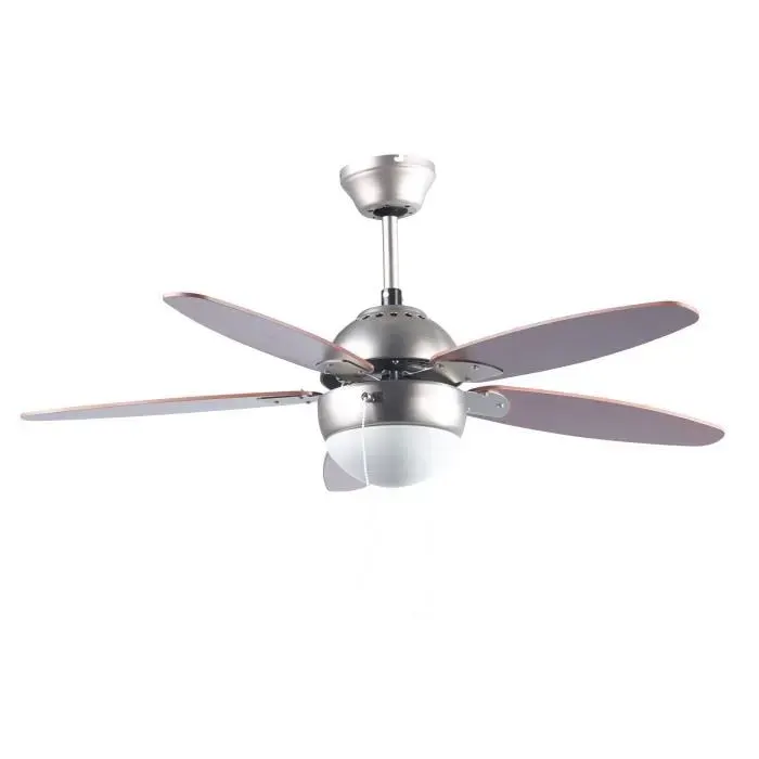 Ventilateur de plafond - SICHLER HAUSHALTSGERATE - VT-597 - Ø 92 cm - 3 vitesses - Bois et métal