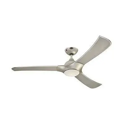 Ventilateur de Plafond Techno 132cm Titane - WESTINGHOUSE - Gris métallique - 3 pales - LED 10 watts