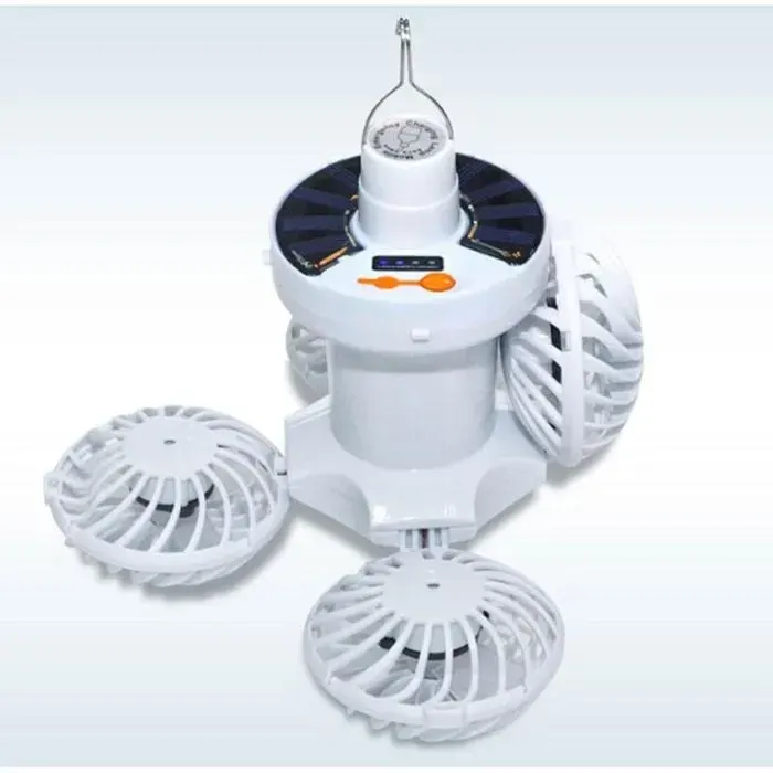 Ventilateur de plafond universel avec lumière ventilateur de gazebo avec crochet pliable léger adapté au camping à domicil