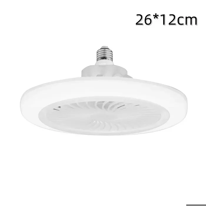 Ventilateur de plafond Ventilateur de plafond 3 en 1 à vis E27 Silencieux Dimmable 3 Vitesses pour Cuisine Chambre Salon etc