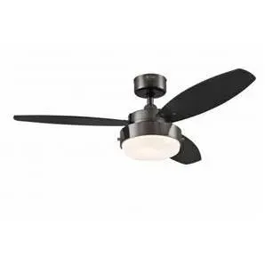 Ventilateur de plafond - WESTINGHOUSE - ALLOY - Ø105 cm - Noir - Avec lumière - 3 vitesses