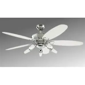 Ventilateur de plafond - WESTINGHOUSE - ARIUS - Diamètre 132 cm - Avec lumière - Télécommande incluse