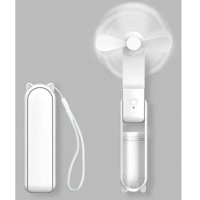 Ventilateur de Poche Mini Ventilateur à Main Portable à Piles Rechargeables par USB [14-21 heures] Ventilateur Personnel Pliabl