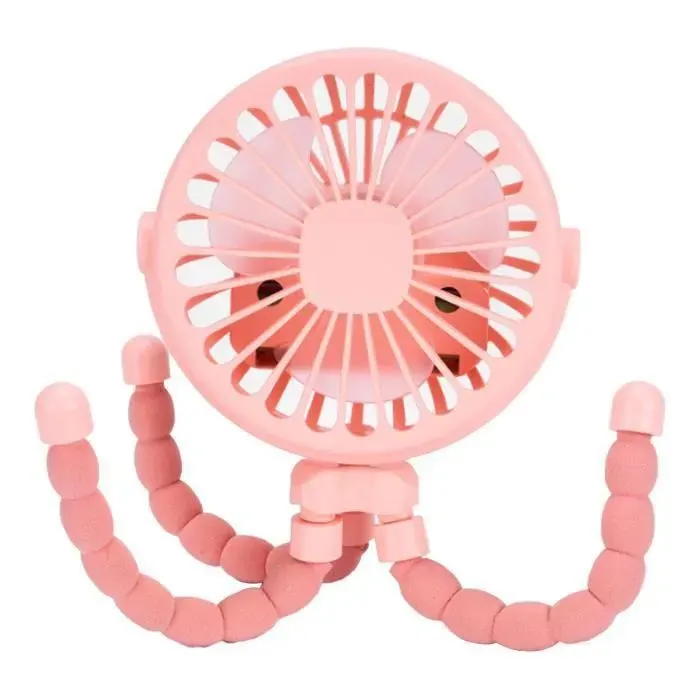 Ventilateur de poussette - VVIKIZY - Rose - À clipser - Batterie lithium - Silencieux 30 dB