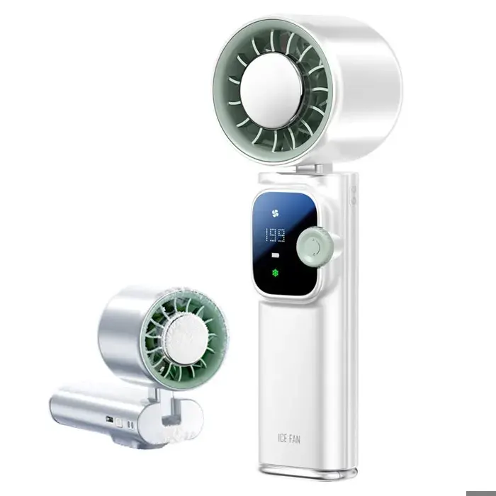Ventilateur de refroidissement portable à 199 vitesses avec refroidisseur de glaceélectrique silencieux pour trajet/extérieur