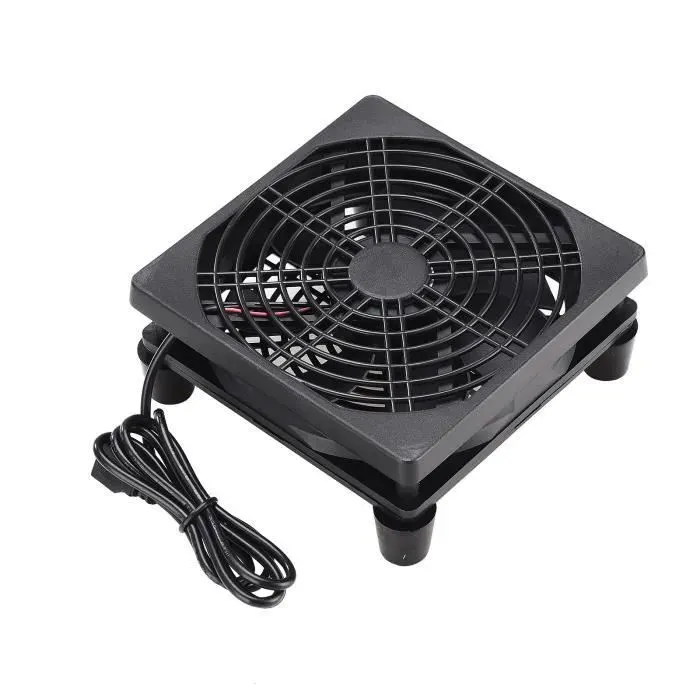 Ventilateur de Refroidissement - Vvikizy - Noir - Contrôleur Multi-vitesse - 5V - 8 × 9 × 12 cm