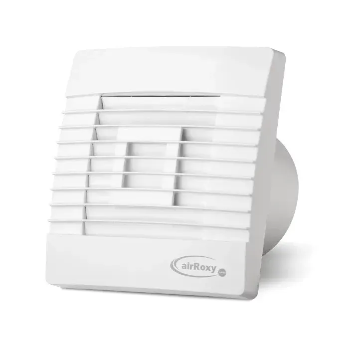 Ventilateur de salle de bain mural - AIR ROXY - Prestige 120 - Diamètre 120 mm - Débit dair 158 m3/h - 46 dB à 1 m