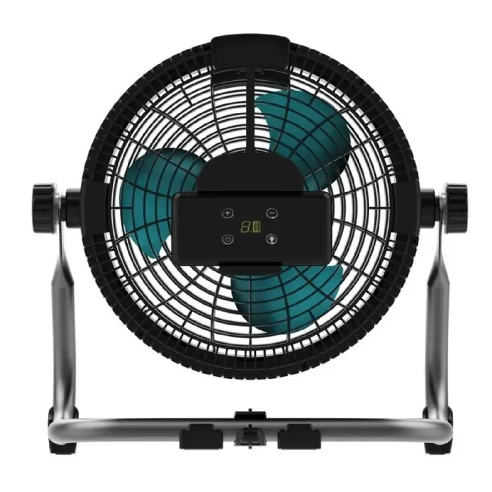 Ventilateur de sol industriel portable - CECOTEC - ProIndustry - Batterie 12 000 mAh - Ø254 cm - 9 vitesses — coloris Noir