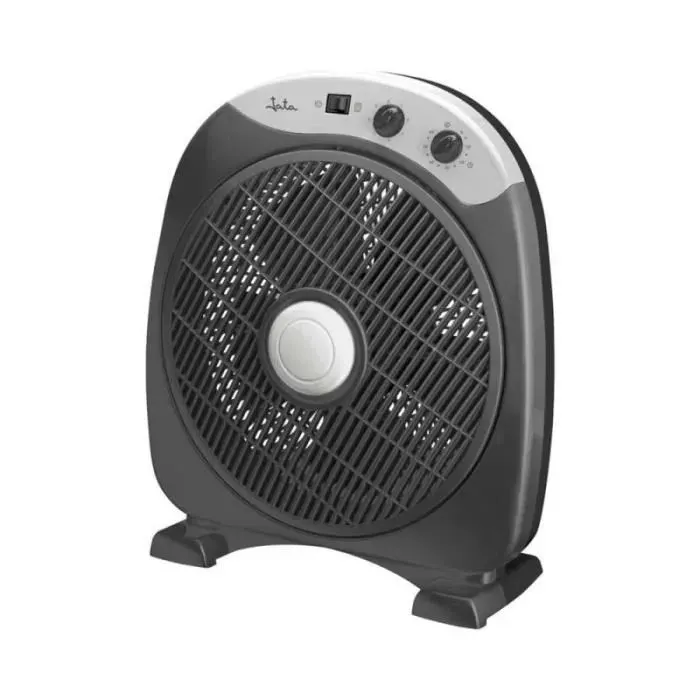 Ventilateur de sol - Jata - Modèle avec 3 vitesses - Minuterie 60 min - Grille rotative - Silencieux