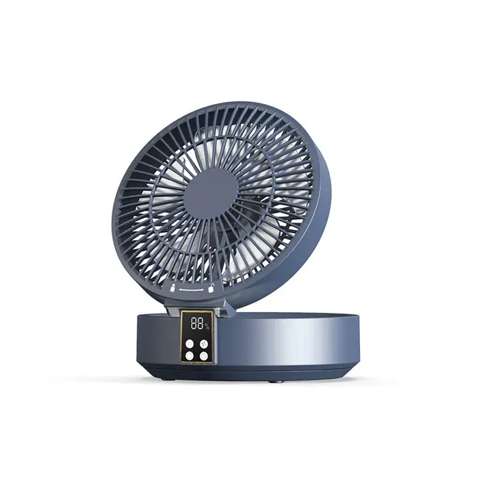 Ventilateur de Table avec Telecommande Ventilateur USB Rechargeable 3 Vitesses Idéal pour Chambre à Coucher Maison bleu