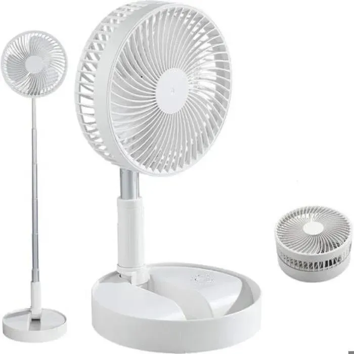 Ventilateur de table pliable avec télécommande – Fonctionnement silencieux (moins de 45 dB) – Batterie rechargeable 7200