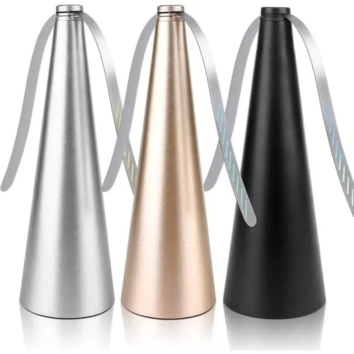 Ventilateur de table - PZCC - Lot de 3 - Portable - Couleurs variées - Alimentation par piles AA