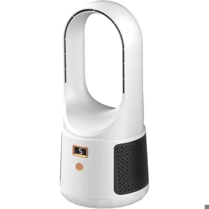 Ventilateur de table - RELANDD - Rechargeable USB - Sans pales - 6 vitesses - Silencieux