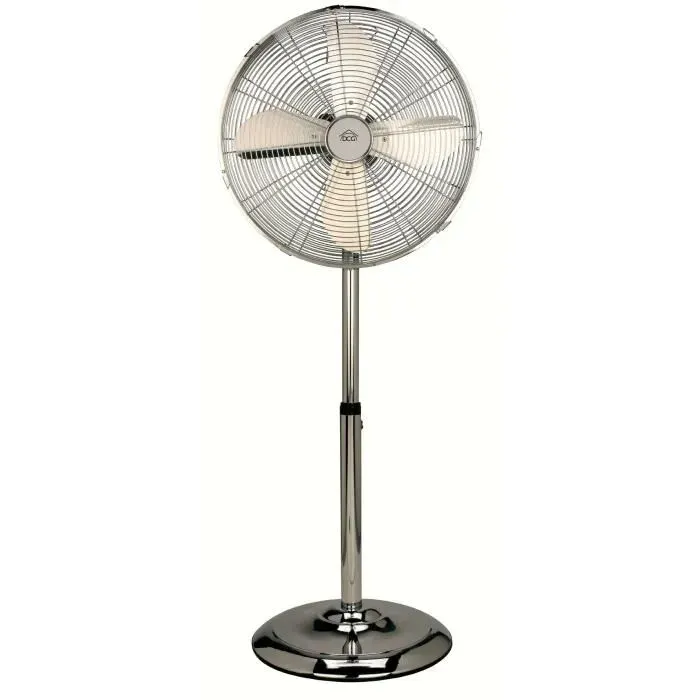 Ventilateur - DELUXE - VE9090 - Oscillation horizontale - 3 vitesses - 40 cm de diamètre