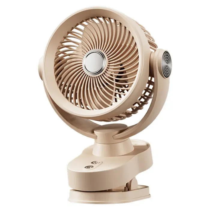 Ventilateur dété avec éclairage LED 3 vitesses de ventilation 3 niveaux de luminosité 2400 mAh conception avec pince
