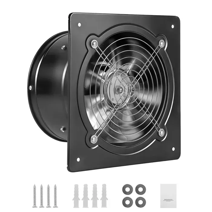 Ventilateur dextraction mural - DUOKU - HDB-200C - 203 cm - 980 m³/h - 48 W écoénergétique