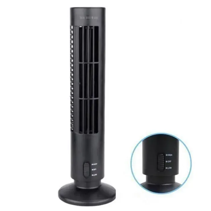 Ventilateur électrique de tour - EINNENFFER - 105 cm - 33 cm - 2 vitesses - Portable