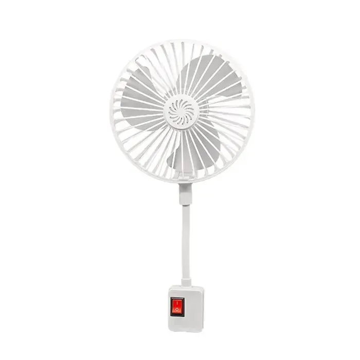 Ventilateur Électrique Réglable à 360 Degrés Ultra Silencieux Petit Ventilateur Universel à Trois Prises Prise Standard 85-265 V