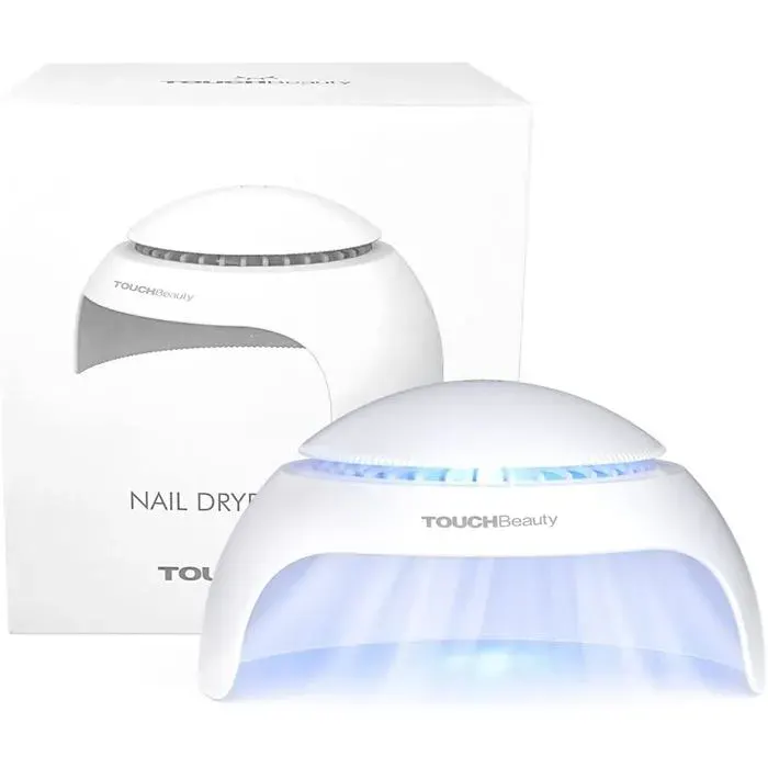 Ventilateur et lampe LED pour ongles - GPFUOEA - AG-2130A - Sans UV - 2x AAA - Portable compact 155x145x85 cm