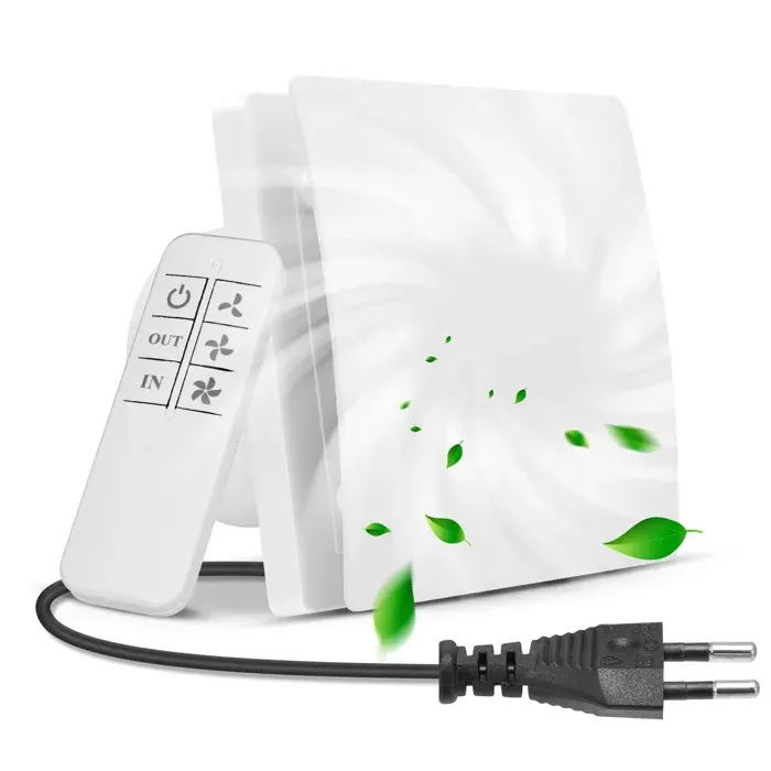 Ventilateur Extracteur dAir 100mm Ventilateur dextractionSilencieux VentilateurBlanc Ventilateur mural pour cuisine salle