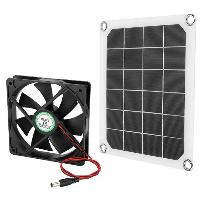 Ventilateur extracteur de panneau solaire Ladieshow ventilateur extracteur de qualité supérieure panneau solaire 6 V 10 W