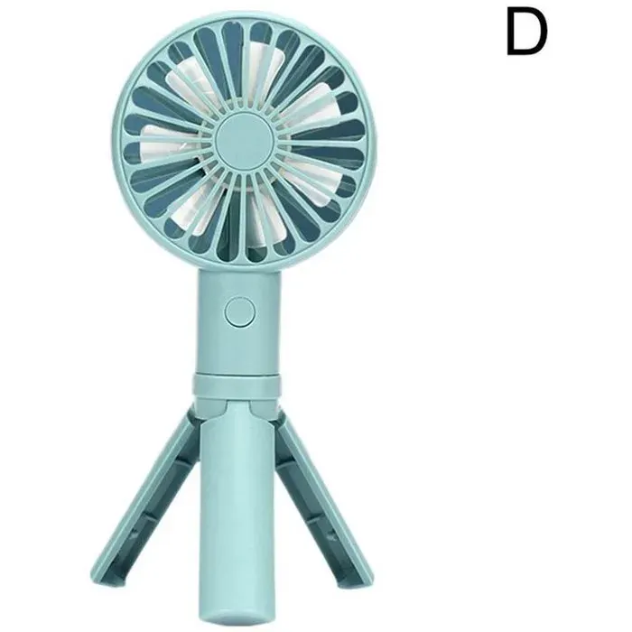 Ventilateur facial portable bleumini et personnelà 3 vitessesrechargeable et pliable