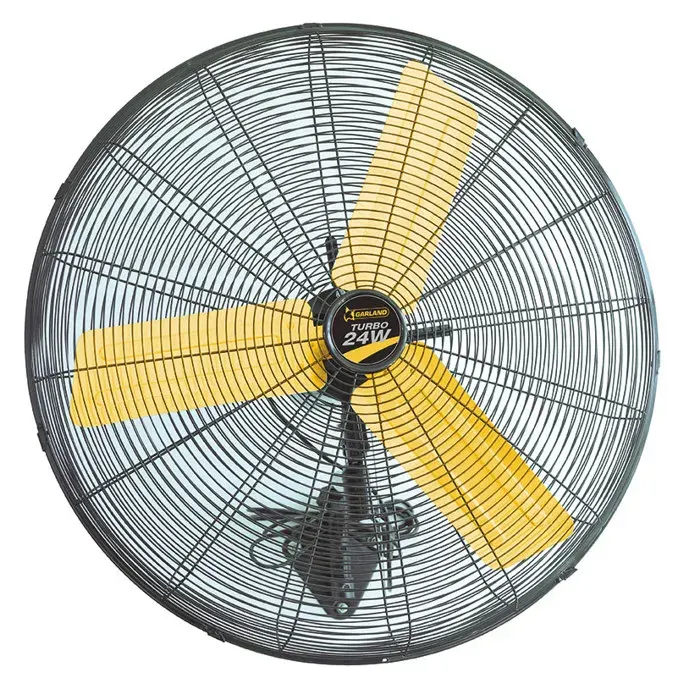 Ventilateur industriel - GARLAND - Turbo 24W-V23 - Montage mural - 24 W - Tête verticale oscillante
