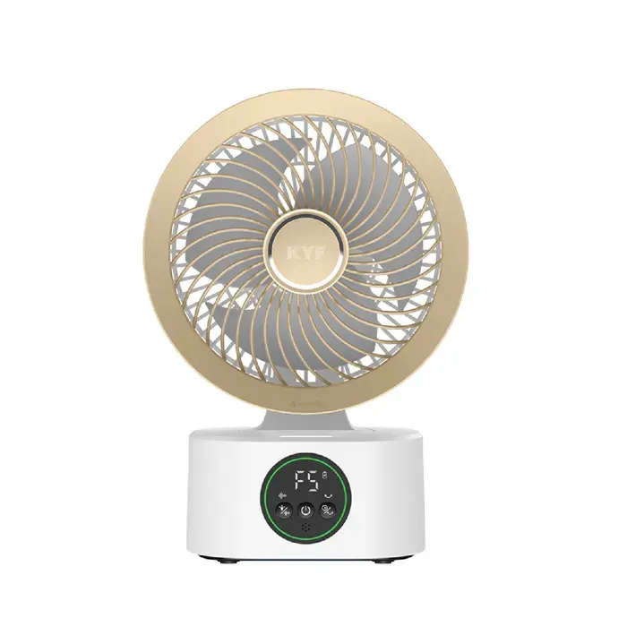 Ventilateur Intelligent Portable Ultra silencieux Rechargeable Contrôle vocal Double éclairage nocturne Aromathérapie intégrée