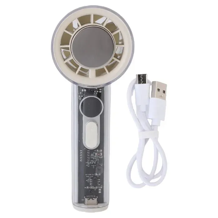 Ventilateur main – Refroidissement semi-conducteur 4000mAh USB – Pliable silencieux pour bureau voyage