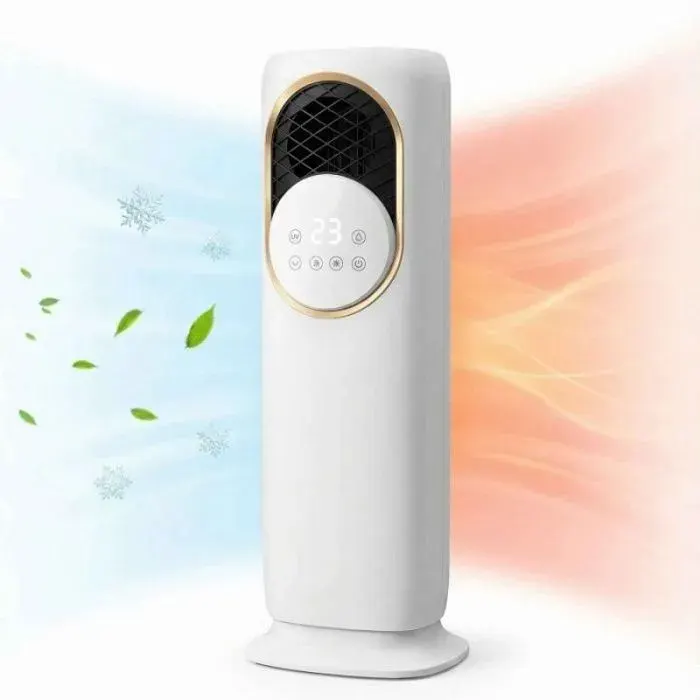 Ventilateur mode chaud/froid minuterie utilisable toute lannée humidification purification de lair commande tac VENTILATEUR