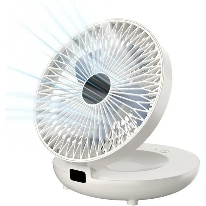 Ventilateur Mural 2023 À Double Usage Domestique Ventilateur Mural Rechargeable Bureau Pliable Pour Ventilateur De Ventila[H5086]