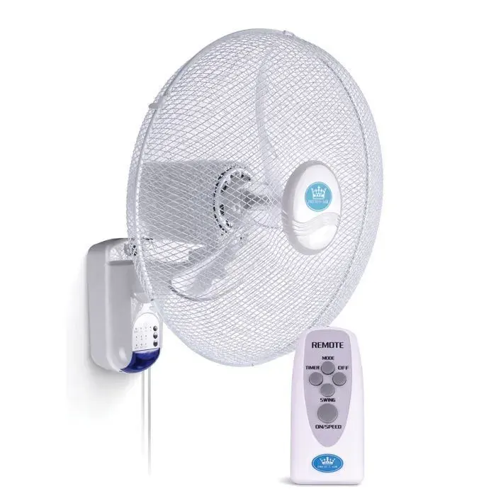 Ventilateur mural avec télécommande 45 cm