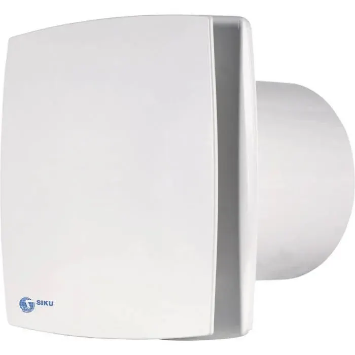 Ventilateur mural et de plafond - SIKU - SIKU 100 LDL - 88 m³/h - Ø 10 cm - 14 W — coloris Blanc
