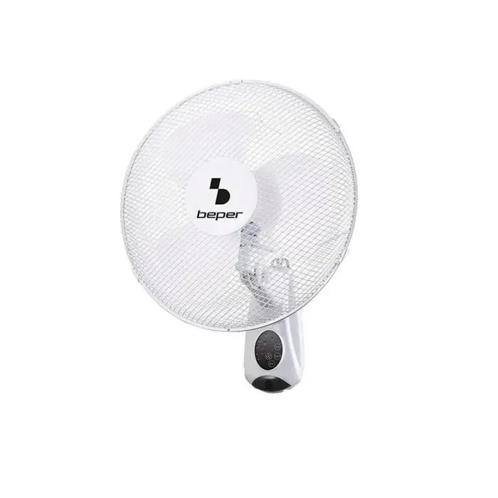 Ventilateur mural - GENERIC - 3 vitesses - Télécommande - Blanc