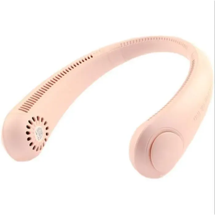 Ventilateur pas de feuille suspendue ventilateur de cou portable charge usb étudiant paresseux mini ventilateur silenci